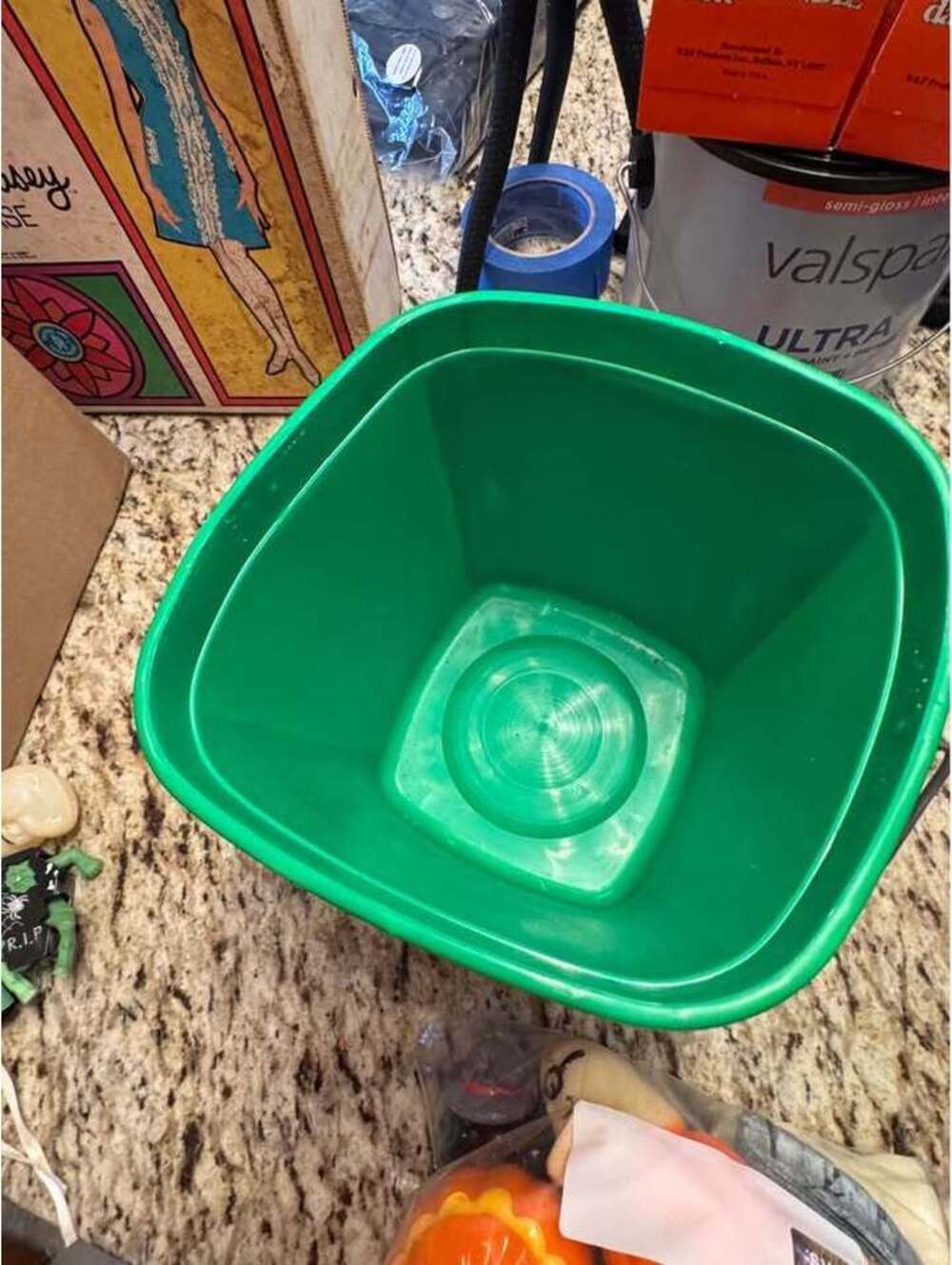 VINTAGE 90s CARDINAL PLASTIC HALLOWEEN BUCKET GHOSTS PUMPKIN WITCH - Picture 4 of 4